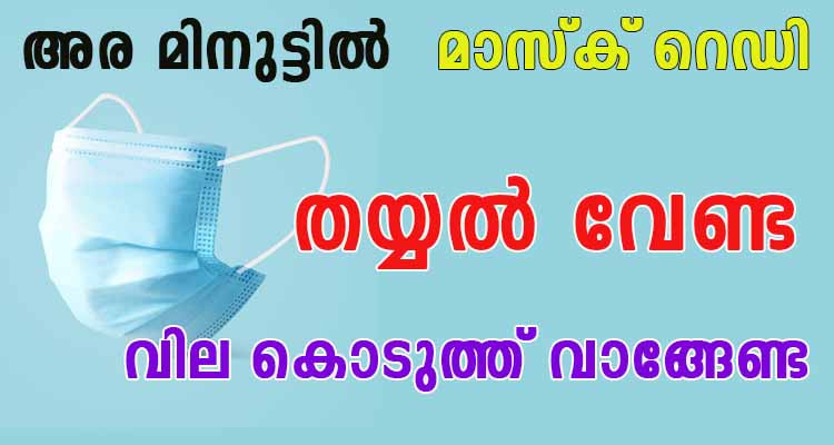 വളരെ എളുപ്പം ഉഗ്രൻ മാസ്ക് വീട്ടിൽ തയാറാക്കാം