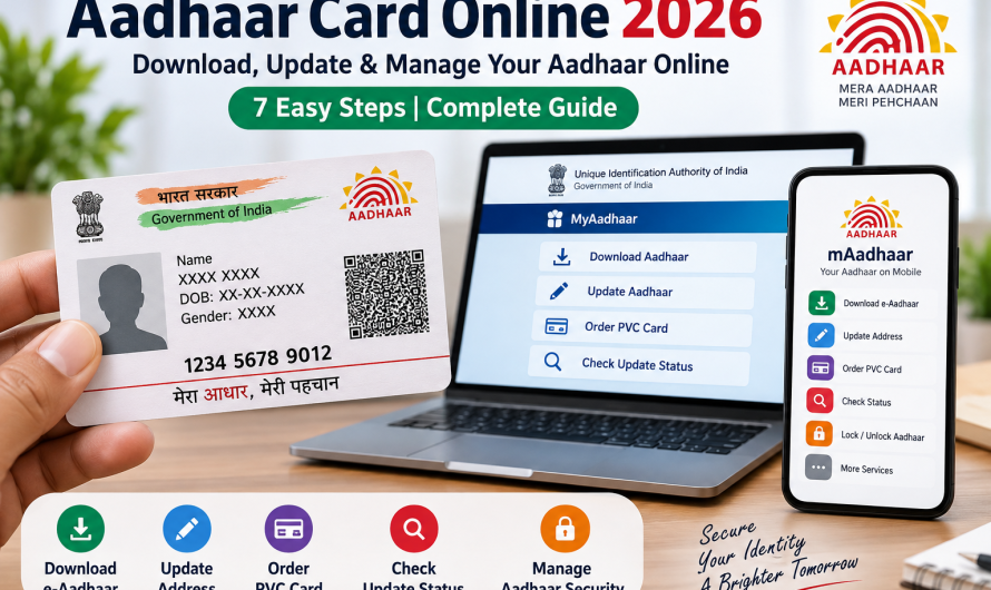 Aadhaar Card 2026: 7 Easy Steps to Download, Update & Manage Your Aadhaar Online
