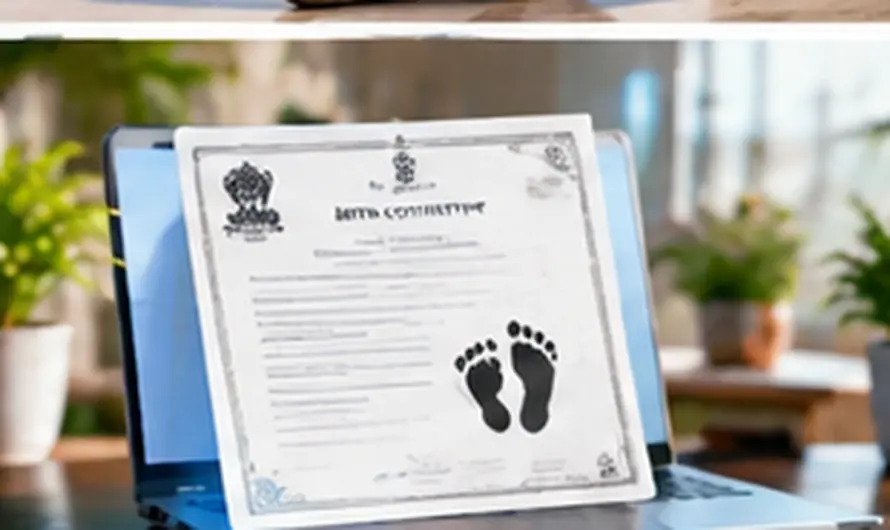 Birth certificate download online via CRS portal