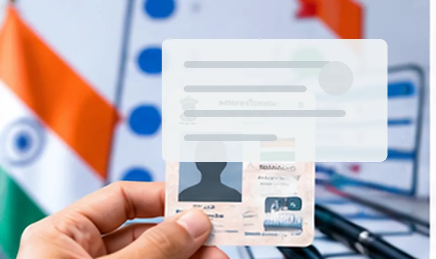 Voter ID name correction online application document