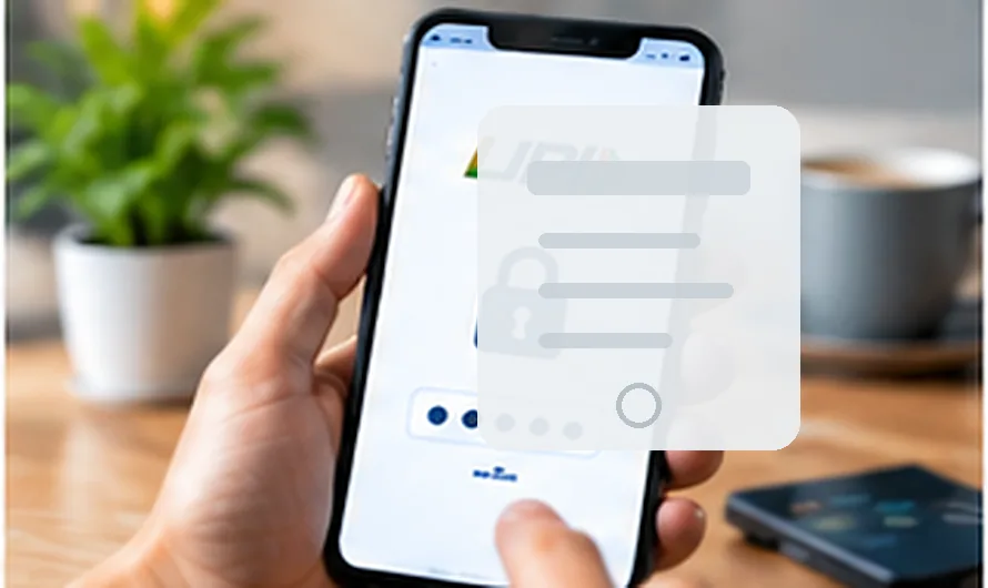 UPI PIN reset online on mobile banking app