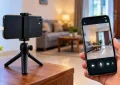 Smartphone Security Camera setup using an old mobile phone